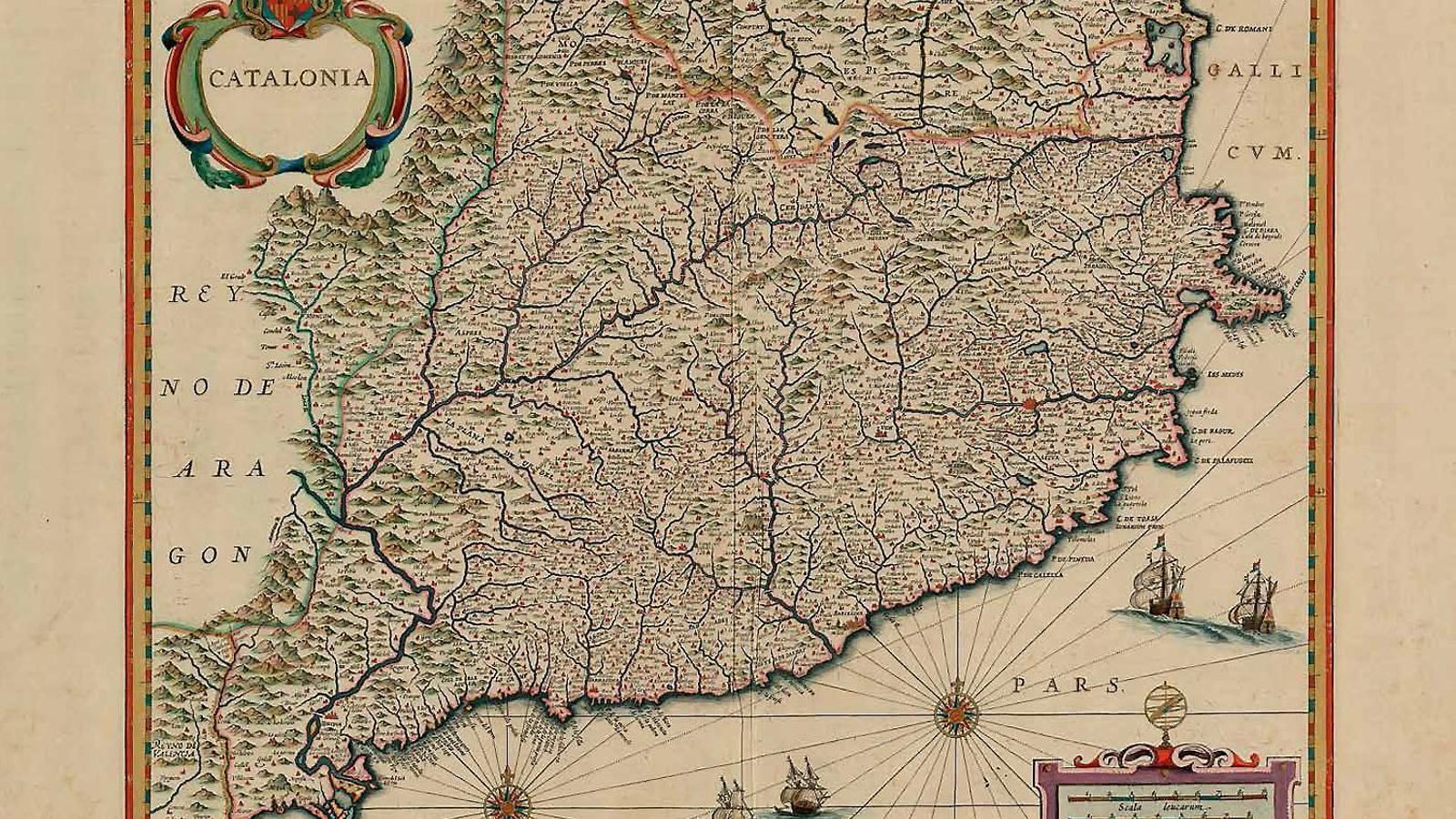 Mapa publicat l’any 1652 a Amsterdam com a part de l’obra Atlantis nova pars secunda.