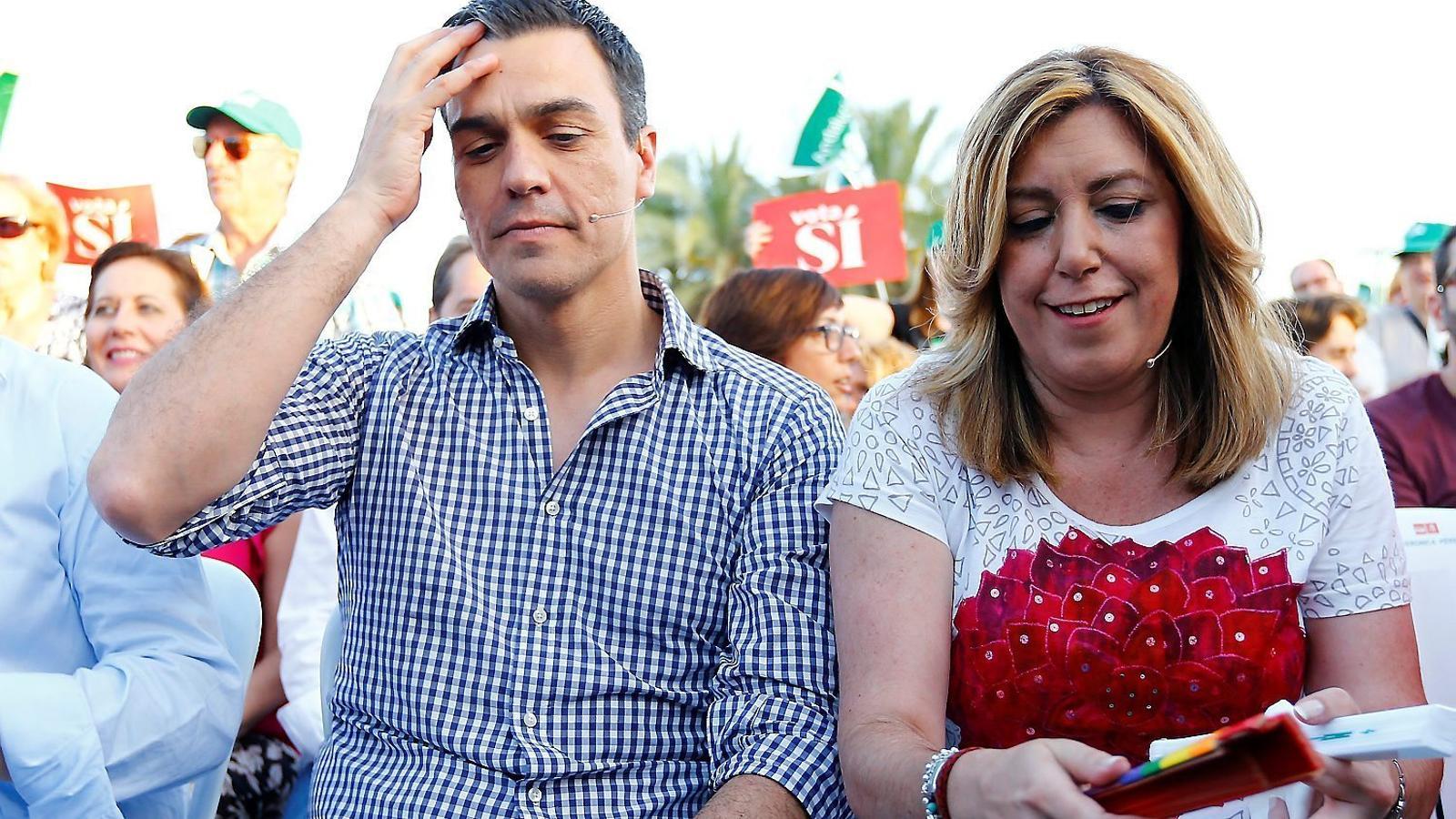 La pugna entre Pedro Sánchez i Susana Díaz és només un dels fronts oberts que té el PSOE en un any en què vol recobrar el paper d’oposició